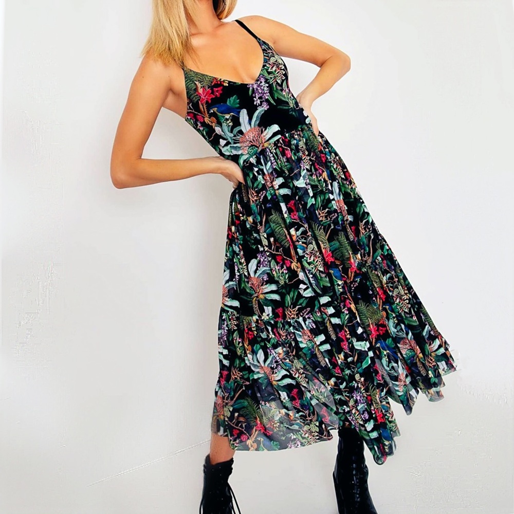 BlackMilk Into the Wild Midaxi